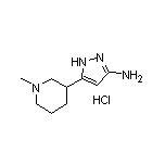 3-Amino-5-(1-methyl-3-piperidyl)pyrazole Hydrochloride