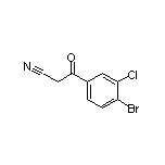 3-(4-Bromo-3-chlorophenyl)-3-oxopropanenitrile