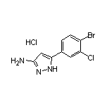 3-Amino-5-(4-bromo-3-chlorophenyl)pyrazole Hydrochloride