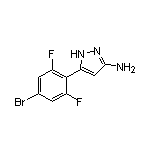 3-Amino-5-(4-bromo-2,6-difluorophenyl)pyrazole