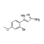 3-Amino-5-(2-bromo-4-methoxyphenyl)pyrazole