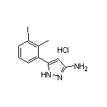 3-Amino-5-(3-iodo-2-methylphenyl)pyrazole Hydrochloride