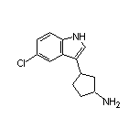 3-(5-Chloro-3-indolyl)cyclopentanamine