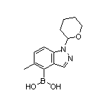 5-Methyl-1-(2-tetrahydropyranyl)indazole-4-boronic Acid