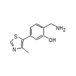 2-(Aminomethyl)-5-(4-methyl-5-thiazolyl)phenol