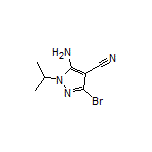5-Amino-3-bromo-1-isopropylpyrazole-4-carbonitrile5-Amino-3-bromo-1-isopropylpyrazole-4-carbonitrile