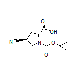 (2R,4S)-1-Boc-4-cyanopyrrolidine-2-carboxylic Acid