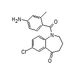 1-(4-Amino-2-methylbenzoyl)-7-chloro-3,4-dihydro-1H-benzo[b]azepin-5(2H)-one