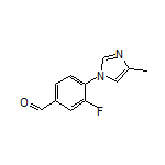 3-Fluoro-4-(4-methyl-1H-imidazol-1-yl)benzaldehyde