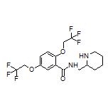 N-(2-Piperidylmethyl)-2,5-bis(2,2,2-trifluoroethoxy)benzamide