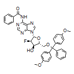 N-[9-[(2R,3R,4R,5R)-5-[[Bis(4-methoxyphenyl)(phenyl)methoxy]methyl]-3-fluoro-4-hydroxy-2-tetrahydrofuryl]-9H-purin-6-yl]benzamide