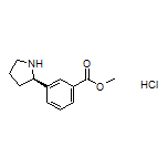 Methyl (R)-3-(2-Pyrrolidinyl)benzoate Hydrochloride