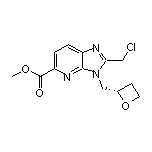 Methyl (S)-2-(Chloromethyl)-3-(oxetan-2-ylmethyl)-3H-imidazo[4,5-b]pyridine-5-carboxylate