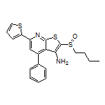 3-Amino-2-(butylsulfinyl)-4-phenyl-6-(2-thienyl)thieno[2,3-b]pyridine