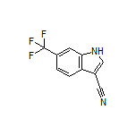 6-(Trifluoromethyl)-1H-indole-3-carbonitrile