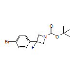 1-Boc-3-(4-bromophenyl)-3-fluoroazetidine