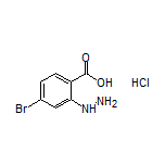 4-Bromo-2-hydrazinylbenzoic Acid Hydrochloride