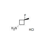 trans-3-Fluoro-3-methylcyclobutanamine Hydrochloride