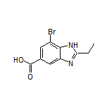 7-Bromo-2-ethyl-1H-benzo[d]imidazole-5-carboxylic Acid