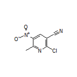 2-Chloro-6-methyl-5-nitronicotinonitrile