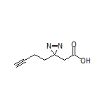 2-[3-(-3-Butynyl)-3H-diazirin-3-yl]acetic Acid