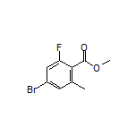 Methyl 4-Bromo-2-fluoro-6-methylbenzoate