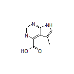 5-Methyl-7H-pyrrolo[2,3-d]pyrimidine-4-carboxylic Acid