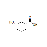 (1R,3S)-3-Hydroxycyclohexanecarboxylic Acid