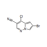 6-Bromo-4-chloropyrrolo[1,2-b]pyridazine-3-carbonitrile