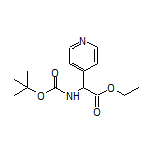 Ethyl 2-(Boc-amino)-2-(4-pyridyl)acetate