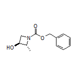 (2R,3S)-1-Cbz-3-hydroxy-2-methylazetidine