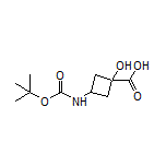 3-(Boc-amino)-1-hydroxycyclobutanecarboxylic Acid