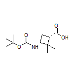 (1S,3R)-3-(Boc-amino)-2,2-dimethylcyclobutanecarboxylic Acid