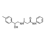 3-[[2-Hydroxy-2-(p-tolyl)ethyl]amino]-N-phenylbutanamide