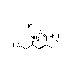 (S)-3-[(S)-2-Amino-3-hydroxypropyl]pyrrolidin-2-one Hydrochloride 