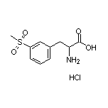 2-Amino-3-(3-(methylsulfonyl)phenyl)propanoic Acid Hydrochloride