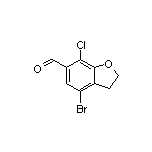 4-Bromo-7-chloro-2,3-dihydrobenzofuran-6-carbaldehyde