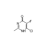 6-Chloro-5-fluoro-2-methylpyrimidin-4(1H)-one