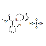 Methyl (R)-2-(2-Chlorophenyl)-2-(6,7-dihydrothieno[3,2-c]pyridin-5(4H)-yl)acetate Sulfate