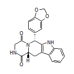 (6R,12aR)-6-(Benzo[d][1,3]dioxol-5-yl)-2,3,12,12a-tetrahydropyrazino[1’,2’:1,6]pyrido[3,4-b]indole-1,4(6H,7H)-dione