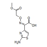 (Z)-2-(2-Amino-4-thiazolyl)-2-[(2-methoxy-2-oxoethoxy)imino]acetic Acid