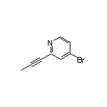 4-Bromo-2-(1-propynyl)pyridine