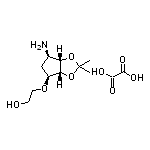 2-[[(3aR,4S,6R,6aS)-6-Amino-2,2-dimethyltetrahydro-3aH-cyclopenta[d][1,3]dioxol-4-yl]oxy]ethanol Oxalate