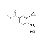 Methyl 4-Amino-3-cyclopropylbenzoate Hydrochloride