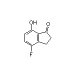 4-Fluoro-7-hydroxy-2,3-dihydro-1H-inden-1-one