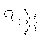 9-Benzyl-2,4-dioxo-3,9-diazaspiro[5.5]undecane-1,5-dicarbonitrile