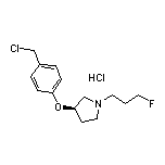 (R)-3-[4-(Chloromethyl)phenoxy]-1-(3-fluoropropyl)pyrrolidine Hydrochloride