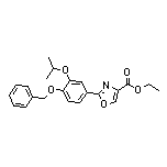 Ethyl 2-[4-(Benzyloxy)-3-isopropoxyphenyl]oxazole-4-carboxylate