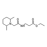 Ethyl 3-[2-(2,6-Dimethyl-1-piperidyl)acetamido]propanoate