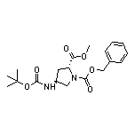 Methyl (2R,4S)-1-Cbz-4-(Boc-amino)pyrrolidine-2-carboxylate